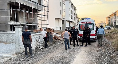 İnşaatın çatısından düşen usta ağır yaralandı