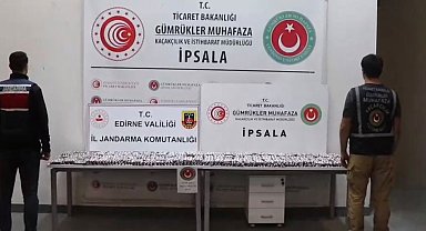 İpsala Sınır Kapısı'nda 17 bin 121 uyuşturucu hap ele geçirildi
