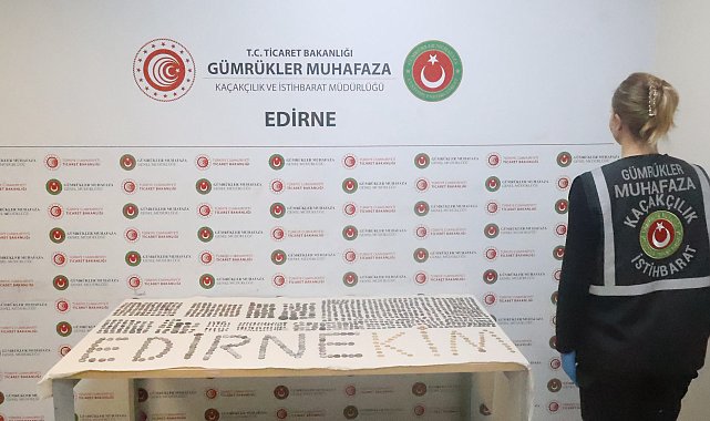 İpsala ve Kapıkule'de 7 bin 160 tarihi eser ele geçirildi