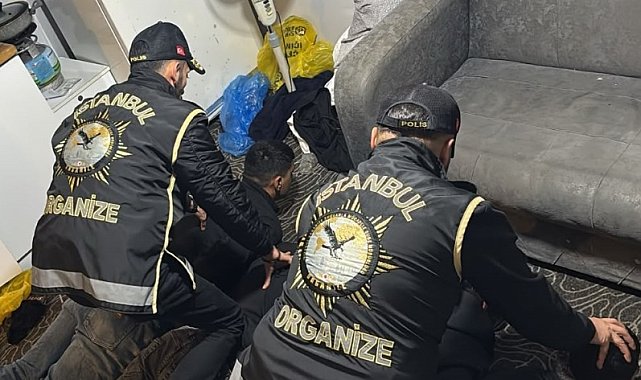 İş insanı Nevzat Aydın'a tehdit soruşturmasında 4 gözaltı Operasyon görüntüsüyle