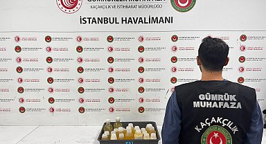 İstanbul Havalimanı'nda 34 kilo 400 gram uyuşturucu ele geçirildi