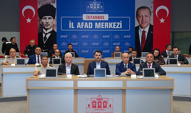 İstanbul'da Afet Koordinasyon Toplantısı düzenlendi