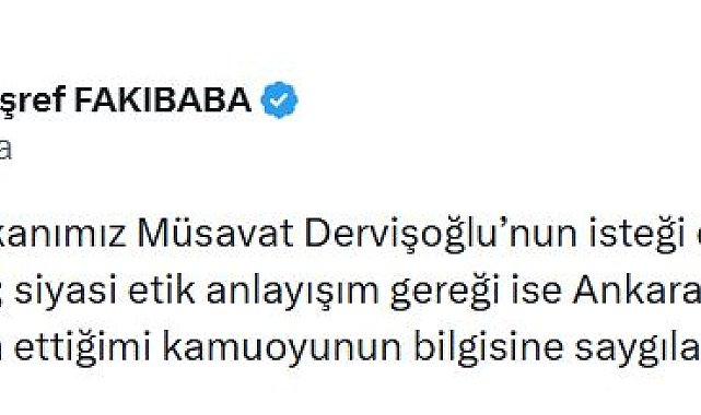 İYİ Partili Fakıbaba'dan istifa kararı