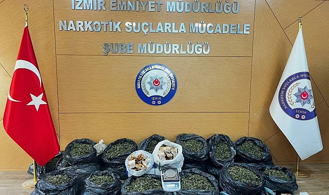 İzmir merkezli 2 ildeki uyuşturucu operasyonunda 12 gözaltı