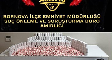 İzmir'de 43 bin 730 sentetik ecza ele geçirildi