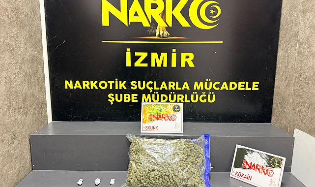 İzmir'de uyuşturucu operasyonu: 2 gözaltı