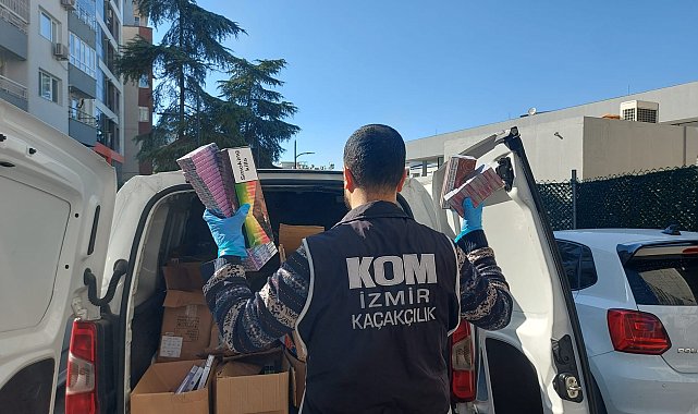 İzmir'in 5 ilçesinde kaçakçılık operasyonu: 1 gözaltı