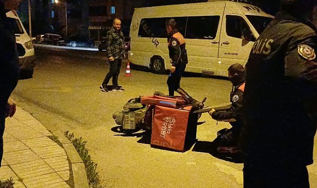 Kaçarken motosikletiyle polise çarpan sürücünün üzerinden uyuşturucu hap çıktı