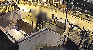 Kafelerden hırsızlık güvenlik kameralarında