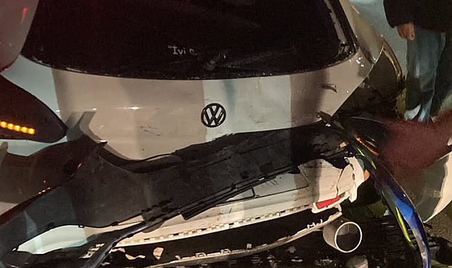 Kağıthane'de asker uğurlama konvoyunda yaşanan kaza kamerada: 1 yaralı