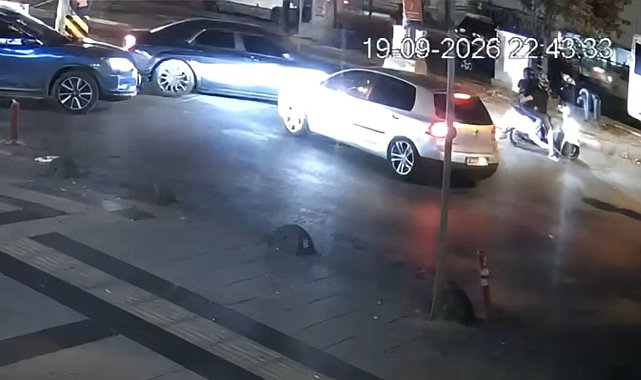 Kağıthane'de motosiklet sürücüsünü tehdit edip saldırdılar; yeni görüntüleri ortaya çıktı