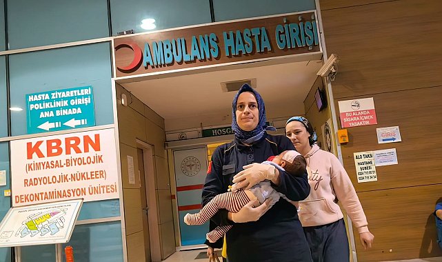 Kanepeden düşen 2 aylık Poyraz bebeğin kafatası kırıldı