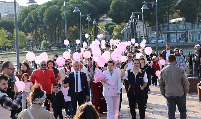 Kanseri yenen Yasemin için balon uçurdular