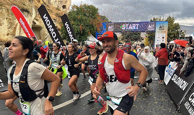 Kapadokya Ultra Trail'de 14K parkuru tamamlandı
