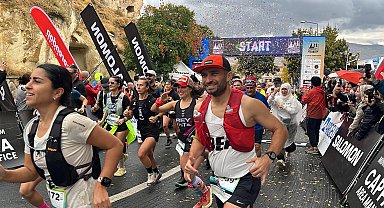Kapadokya Ultra Trail'de 14K parkuru tamamlandı