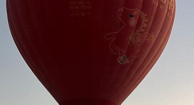 Kapadokya'da balonlar Gazze için havalandı