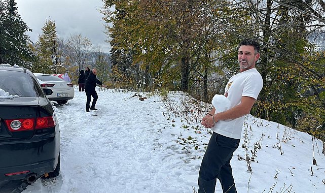Kar nedeniyle kapanan Yedigöller yolu yeniden açıldı