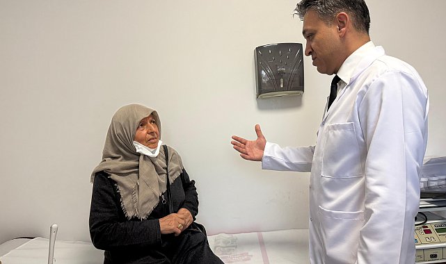 Karnından 30 santimlik tümör çıktı