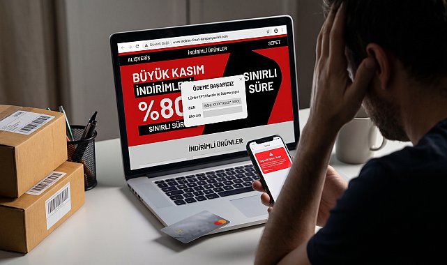 Kasım ayı indirimleri öncesi siber güvenlik uzmanından 'sahte site' uyarısı: Sanal kart kullanın
