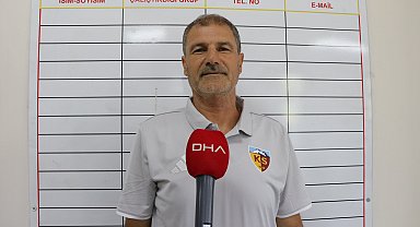 Kayserispor Altyapı Teknik Sorumlusu Çerçioğlu: Hedefimiz şehrin çocuklarından milli takımlara oyuncular göndermek
