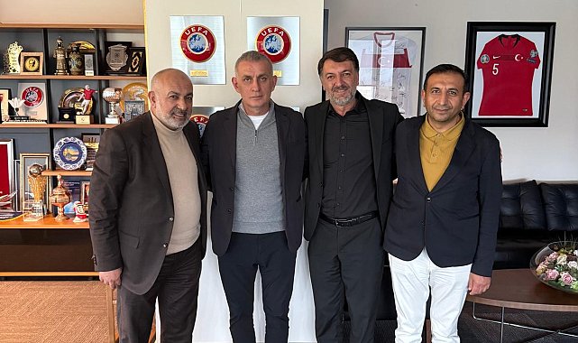 Kayserispor Başkanı Çamlı'dan Hacıosmanoğlu'na ziyaret