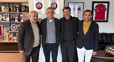 Kayserispor Başkanı Çamlı'dan Hacıosmanoğlu'na ziyaret
