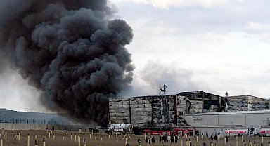 Kırklareli'de ilaç fabrikasında yangın