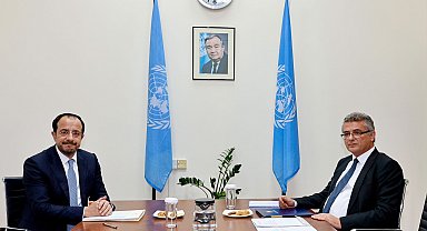 KKTC Cumhurbaşkanı Erhürman ile GKRY lideri Hristodulidis görüştü