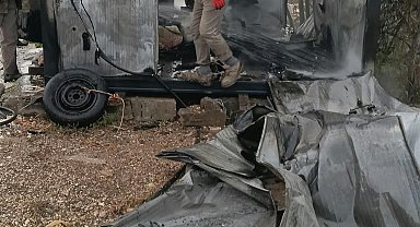 Konteyner evde çıkan yangında hayatını kaybetti