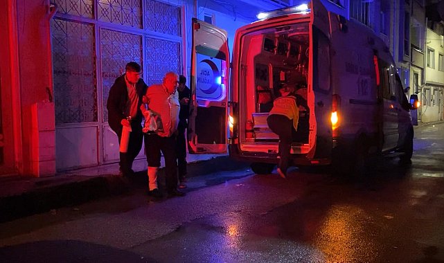 Kullandığı oksijen tüpü alev alan hasta yaralandı