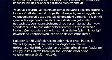 Kulüpler Birliği'nden yayın ihalesiyle ilgili açıklama