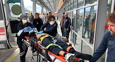 Kütahya'da yolcu treninin çarptığı yaya ağır yaralandı