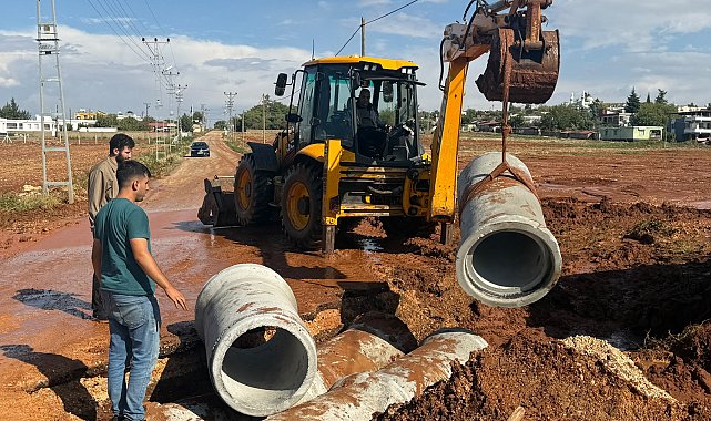Kuvvetli yağış ve dolu nedeniyle tarım arazileri zarar gördü
