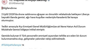 Liberya bayraklı gemi, Karadeniz'de karaya oturdu