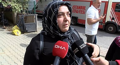 Maltepe'de binanın çöktüğü anları görenler konuştu: Deprem olduğunu zannettik