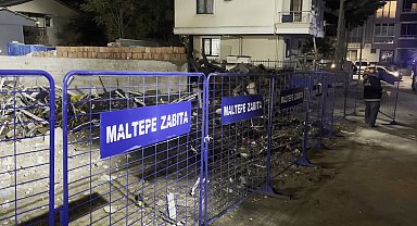Maltepe'de çöken binanın enkaz kaldırma çalışmaları tamamlandı