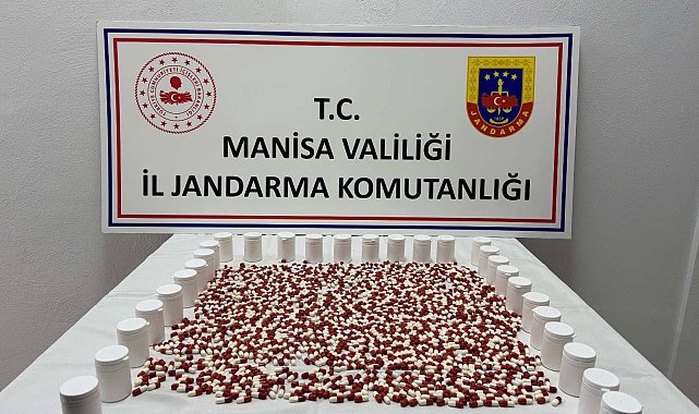 Manisa'da 86 bin 654 sentetik ecza ele geçirildi