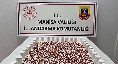 Manisa'da 86 bin 654 sentetik ecza ele geçirildi