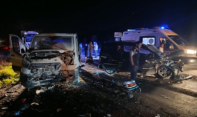 Manisa'da zincirleme kaza: 5 yaralı