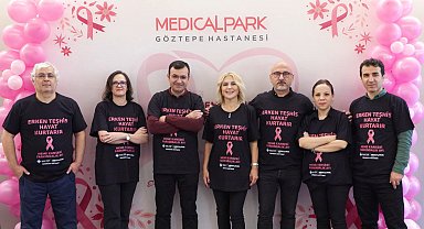 Medical Park Göztepe'de meme kanserine karşı farkındalık etkinliği düzenlendi