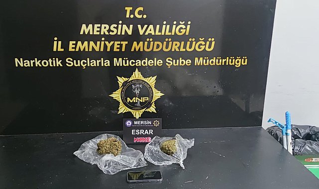 Mersin'de 'torbacı' operasyonunda 2 tutuklama