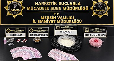 Mersin'de uyuşturucu operasyonunda 2 tutuklama