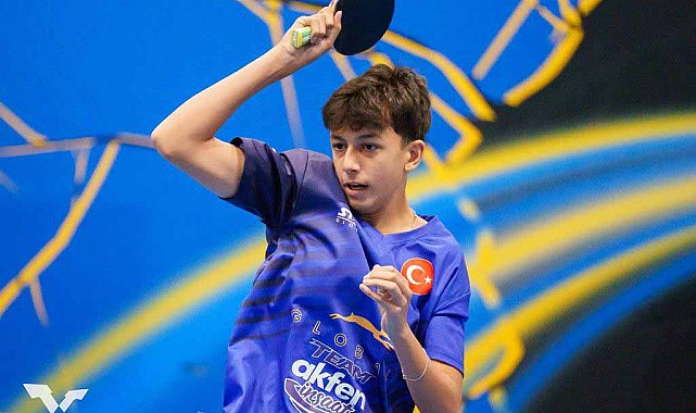 Milli sporcu Görkem Öçal, Avrupa Masa Tenisi Şampiyonası'nda mücadele ediyor
