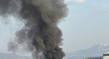 Mobilya fabrikasında yangın