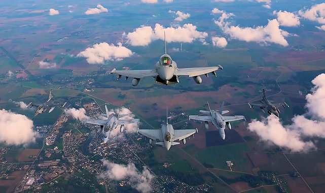 MSB: 2 adet F-16 uçağımız Litvanya'daki medya gününe katıldı