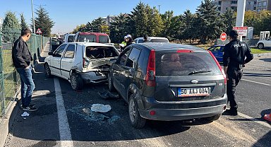 Nevşehir'de KPSS sınavı öncesi zincirleme kaza: 3 yaralı