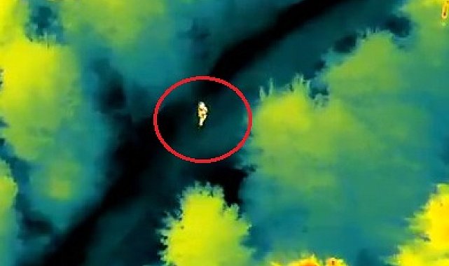 Ormanda kaybolun kişi, termal kamera ile yeri saptanarak kurtarıldı