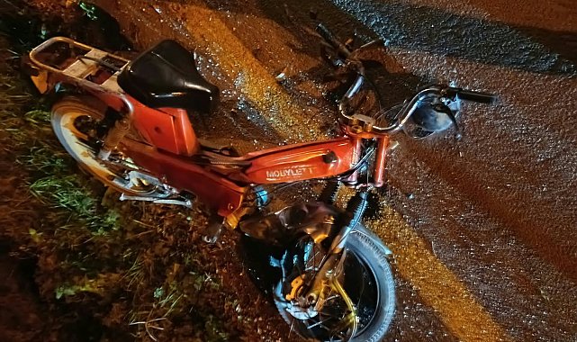 Otomobille çarpışan motosikletin sürücüsü öldü