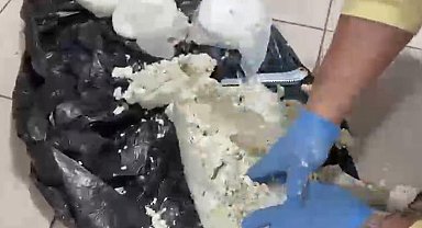 Peynir bidonuna gizlenmiş uyuşturucu ele geçirildi: 1 gözaltı
