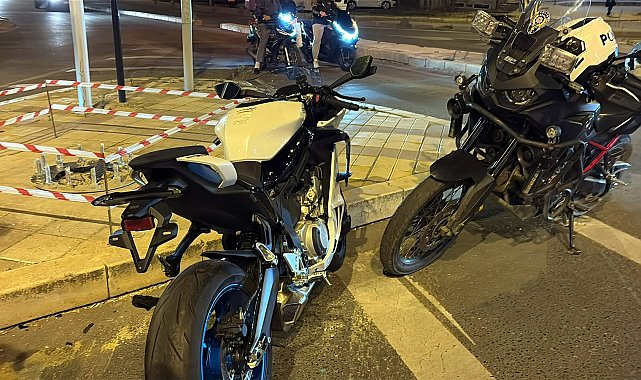 Plakasız motosikletin ehliyetsiz sürücüsüne 300 bin TL ceza